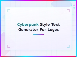 Cyberpunk Style Text Generator for Logos | Futuristic Font Creator